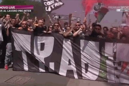 Οι οπαδοί της Γιουβέντους αγρίεψαν και πήγαν στην προπόνηση!