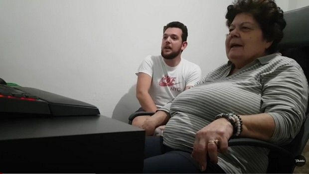 Η τρομερή γιαγιά που πανηγυρίζει για τον ΠΑΟΚ!