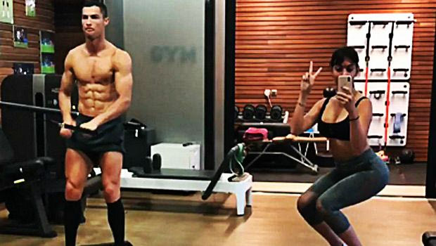 Ο Ρονάλντο δεν χάνει χρόνο και προπονείται μαζί με την σέξι Χεορχίνα!