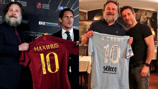 Τους τρέλανε όλους ο Ράσελ Κρόου: από Ρόμα έγινε Λάτσιο!