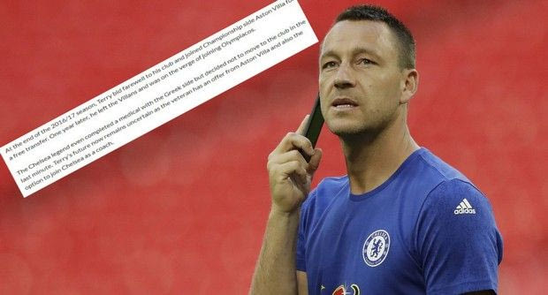 “Ιατρικά για τον Ολυμπιακό ο Τέρι”, αλλά…