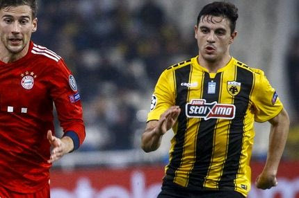 ΑΕΚ – Μπάγερν: Τα τάκλιν του Γαλανόπουλου δεν ήταν αρκετά