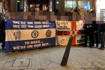 Οπαδοί της Τσέλσι με ναζιστικά σύμβολα στην Ουγγαρία