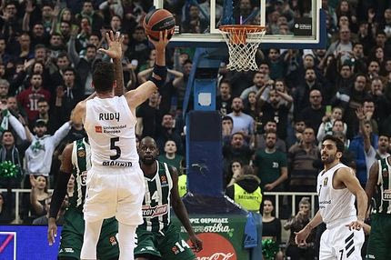 Παναθηναϊκός ΟΠΑΠ – Ρεάλ: Τα χιλιοστά του δευτερόλεπτου στο σουτ του Ρούντι δεν μεταβάλλουν τις πιθανότητες