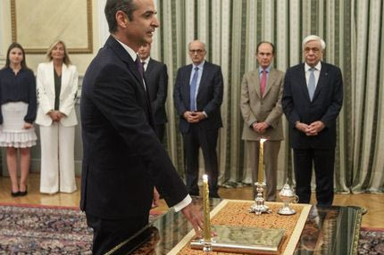 Ορκίστηκε πρωθυπουργός ο Κυριάκος Μητσοτάκης