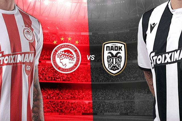 Ολυμπιακός-ΠΑΟΚ: 400+ στοιχήματα, MatchCombo, Fantasy & Πες το κι έγινε στο Stoiximan.gr!