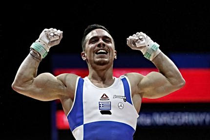 Ο Λευτέρης Πετρούνιας πανηγυρίζει ήδη την πρόκριση στους Ολυμπιακούς Αγώνες