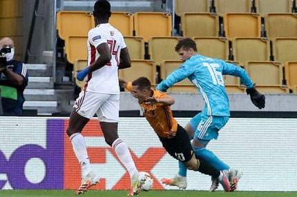 Γουλβς-Ολυμπιακός: Ο Αλέν πίστεψε ότι είναι πιο γρήγορος από τον Ποντένσε