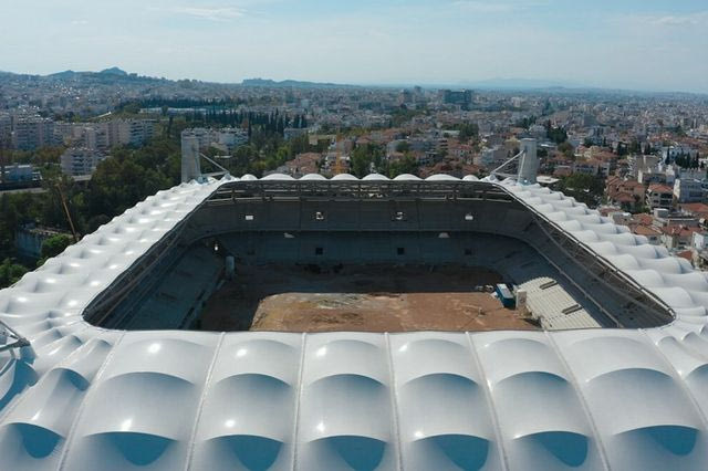 OPAP ARENA από ψηλά-Αποκλειστικά πλάνα από το νέο γήπεδο της ΑΕΚ