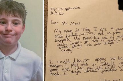 Ο Ρούνεϊ κοντράρεται για την δουλειά του προπονητή της Ντέρμπι με έναν 9χρονο