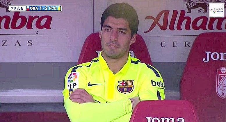 Xoλωμένος στην αλλαγή του ο Σουάρες (VIDEO)