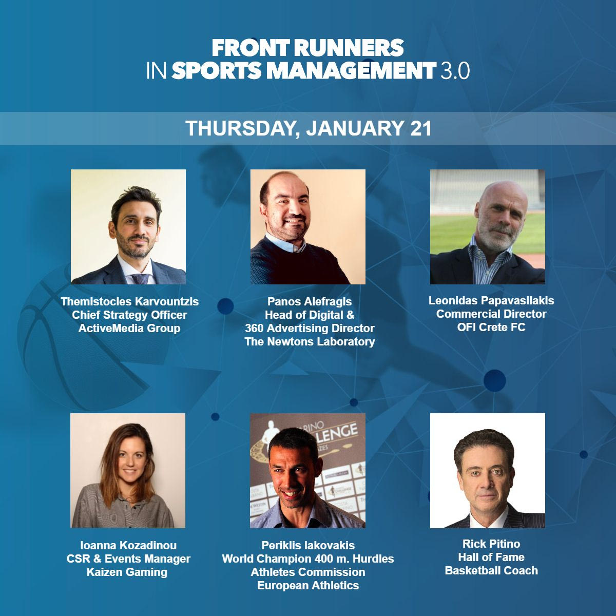 Σπουδαία ονόματα του αθλητισμού στο Front Runners 3.0