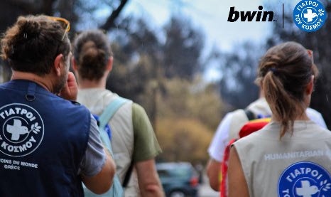 H bwin στηρίζει τις πρωτοβουλίες των Γιατρών του Κόσμου για τους πυρόπληκτους
