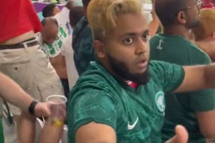 Μουντιάλ 2022: Τρελός οπαδός της Σαουδικής Αραβίας με φιλοπολωνικά συναισθήματα