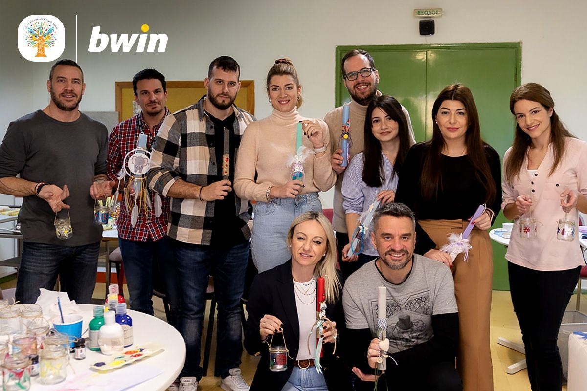 Η προσφορά των εθελοντών της bwin στο Χατζηπατέρειο Ίδρυμα