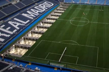 Η φάση με το ανασυρόμενο χορτάρι του Μπερναμπέου θυμίζει υπερπαραγωγή Transformers