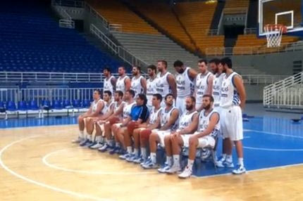 Η φωτογράφιση της Εθνικής (video)