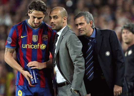 Ο Ζλάταν βγάζει στη… σέντρα Πεπ και Μουρίνιο