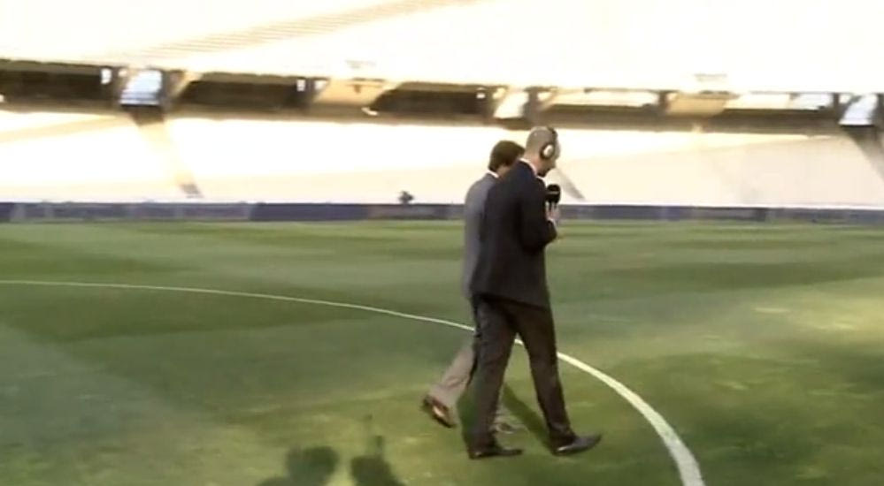 Οι πρώτες εικόνες του ΟΑΚΑ πριν τον τελικό