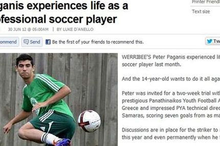 Νεαρός ομογενής μιλά για την εμπειρία του στον Παναθηναϊκό