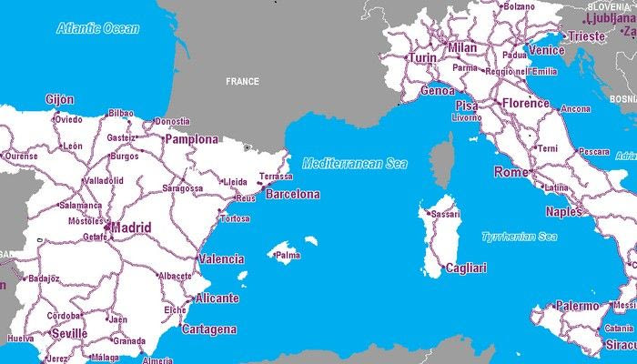 Iσπανία-Iταλία: Πορεία μέσα στον ιστορικό χρόνο